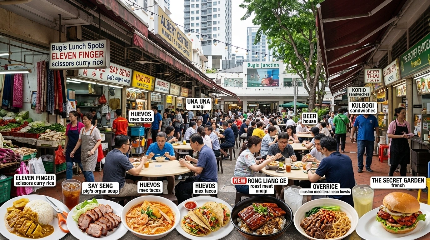 Bugis Lunch Spots